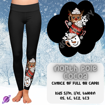 NORTH POLE COCOA - BOOT RUN 1 - LEGGING/CAPRI PREORDER CLOSING 10/8