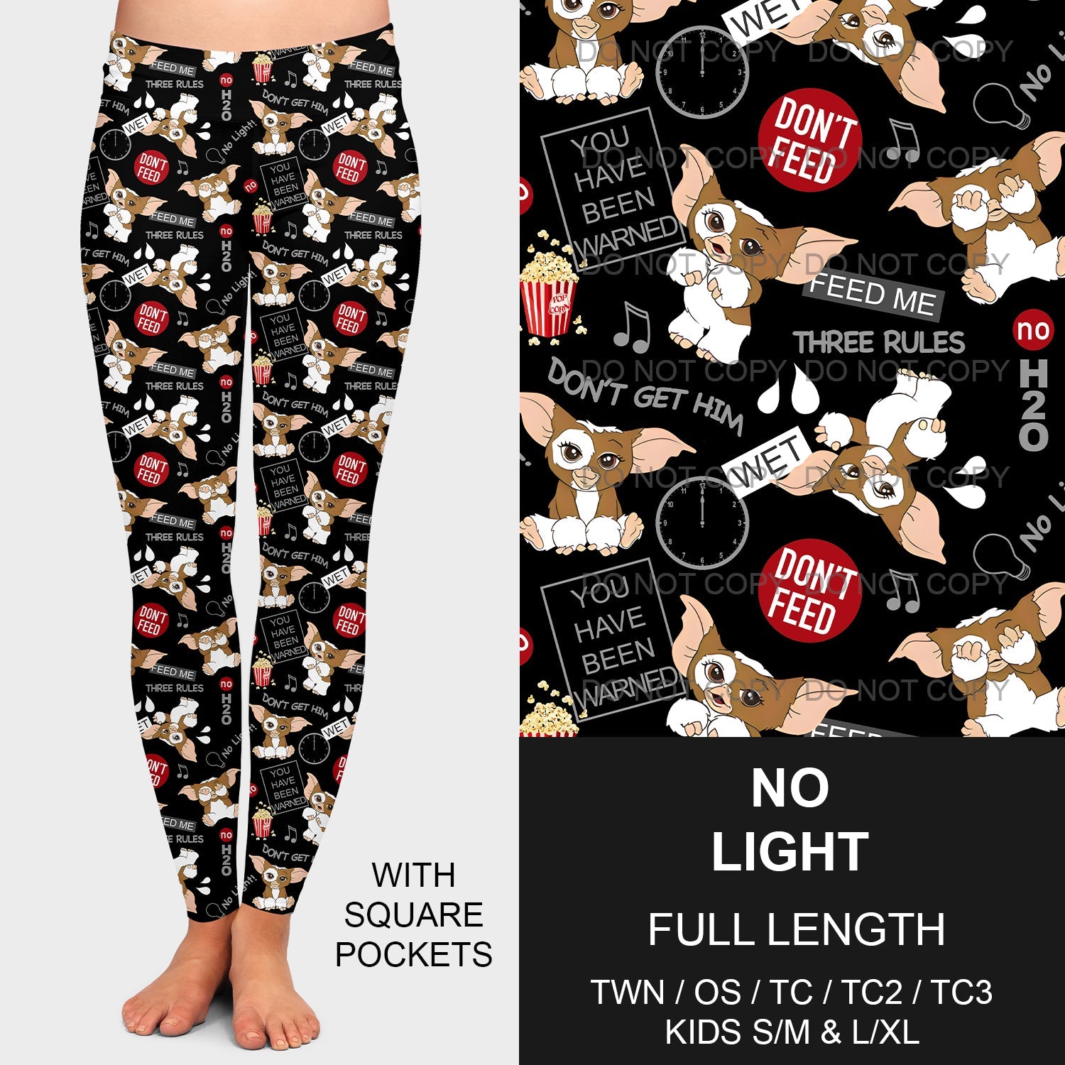 B177 - Preorder No Light Leggings w/ Pockets (Closes 9/08. ETA early Nov.)