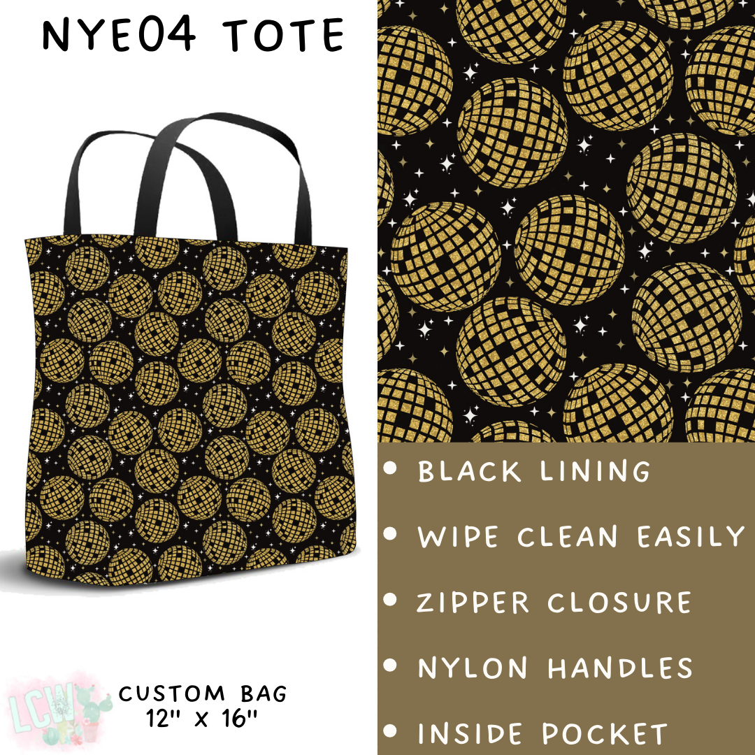 Batch #234 - New Year's Eve - Closes 11/8 - ETA mid Dec - NYE04 Tote