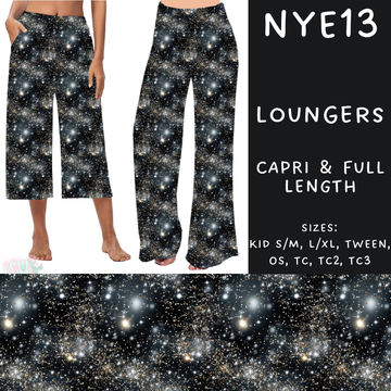 Batch #234 - New Year's Eve - Closes 11/8 - ETA mid Dec - NYE13 Capri and Full Length Loungers