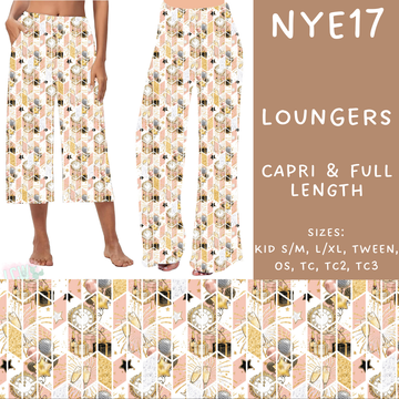 Batch #234 - New Year's Eve - Closes 11/8 - ETA mid Dec - NYE17 Capri and Full Length Loungers