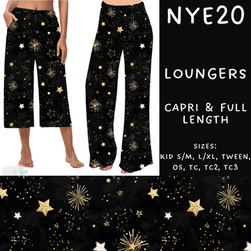 Batch #234 - New Year's Eve - Closes 11/8 - ETA mid Dec - NYE20 Capri and Full Length Loungers