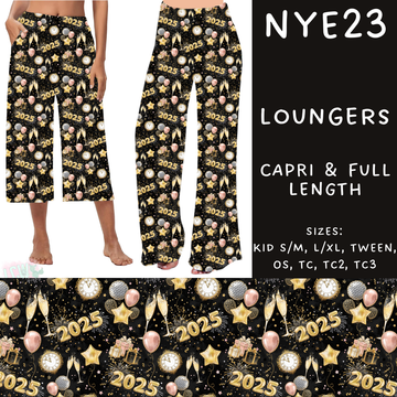 Batch #234 - New Year's Eve - Closes 11/8 - ETA mid Dec - NYE23 Capri and Full Length Loungers