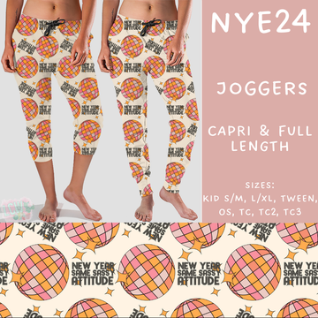 Batch #234 - New Year's Eve - Closes 11/8 - ETA mid Dec - NYE24 Full and Capri Length Joggers