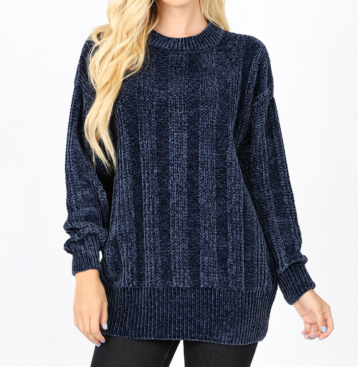 Chenille Cable Sweater