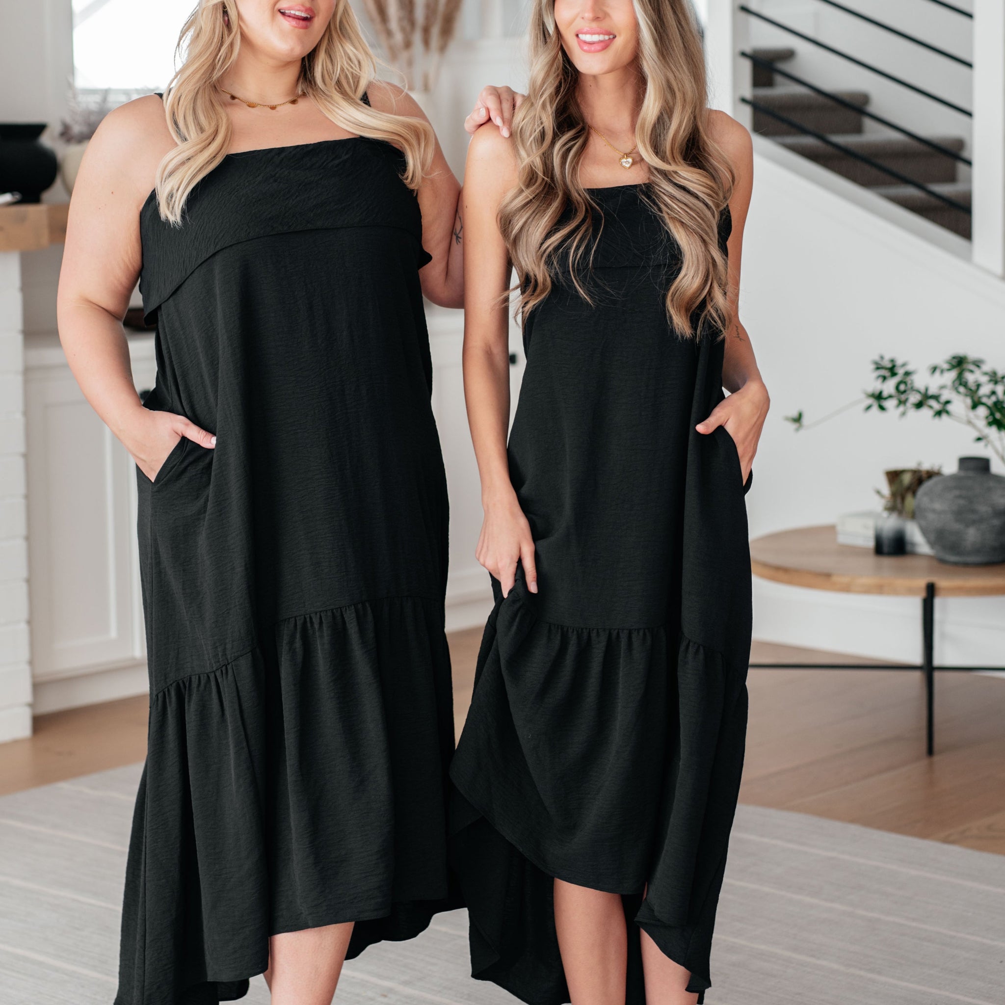 Nightlife Tie Back Maxi Dress