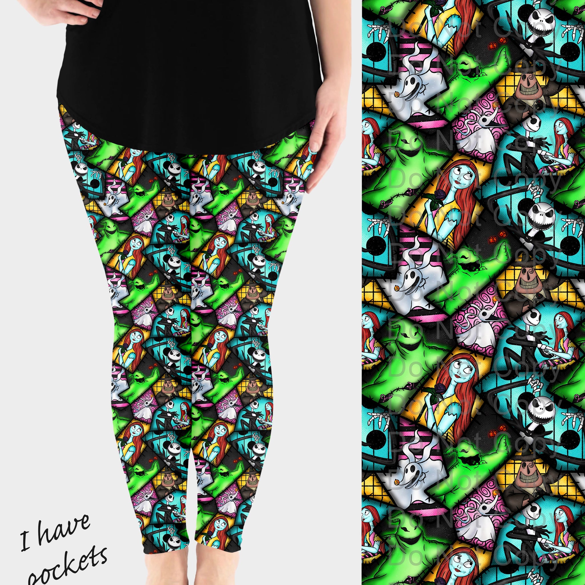 RTS - Nightmare Patches Leggings w/ Pockets