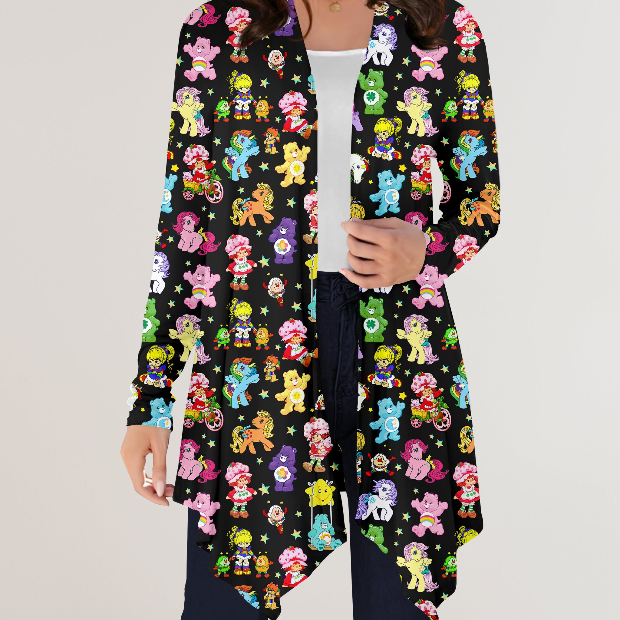 RTS - Nostalgic Cartoons Cardigan w/ Pockets