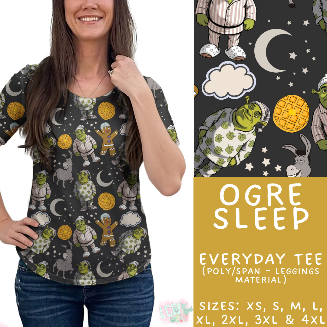 Batch #479 - Cool Characters 11 - Closes 1/21 - ETA mid/late March - Ogre Sleep Everyday Tee