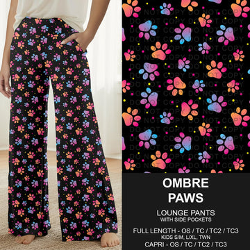 B314 - Preorder Ombre Paws Lounge Pants (Closes 9/27. ETA: late Nov.)