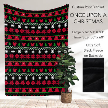 B186 - Pre-Order Once Upon a Christmas Fleece Blanket (Closes 10/04. ETA: early Dec)