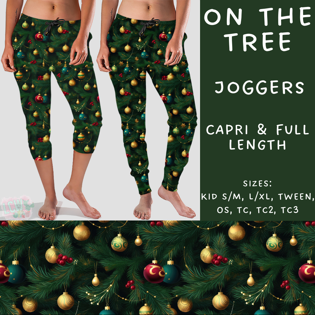 Batch #231 - Tis The Season - Closes 10/31 - ETA early/mid Dec - On The Tree Full and Capri Length Joggers