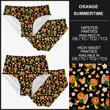 RTS - Orange Summertime Panties