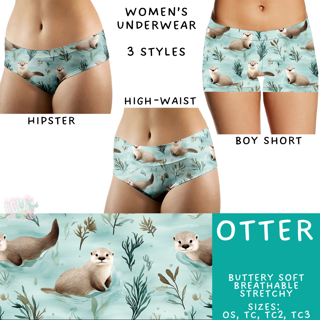 Batch #473 - Comfortable Underwear 5 - Closes 1/9 - ETA early March - Otter Women's Underwear