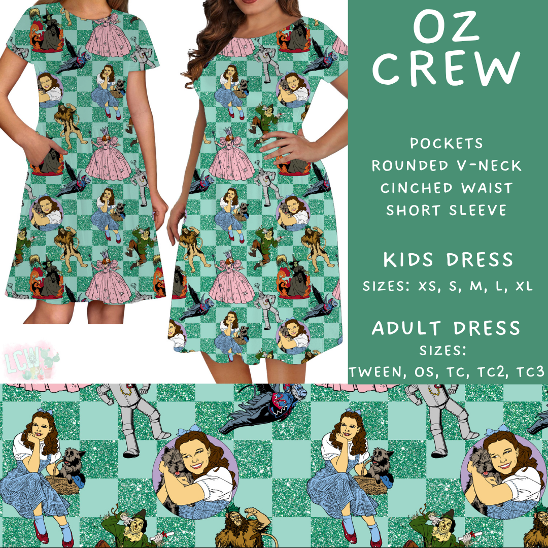 Batch #456 - Storybook Collection 4 - Closes 11/28 - ETA late Jan - Oz Crew Womens & Girls Dress