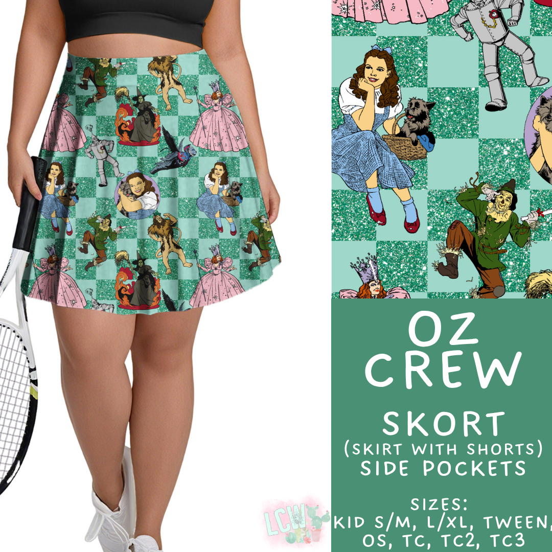 Batch #456 - Storybook Collection 4 - Closes 11/28 - ETA late Jan - Oz Crew Skort