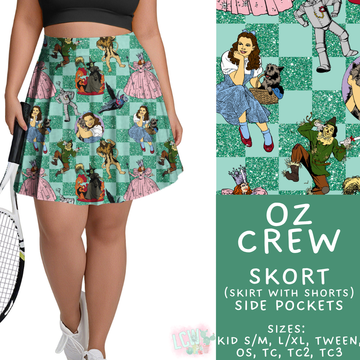 Batch #456 - Storybook Collection 4 - Closes 11/28 - ETA late Jan - Oz Crew Skort