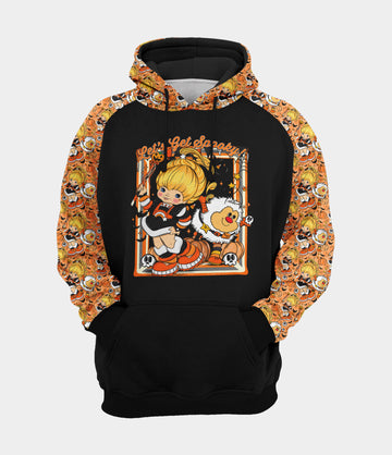 RTS - Orange Rainbow Hoodie