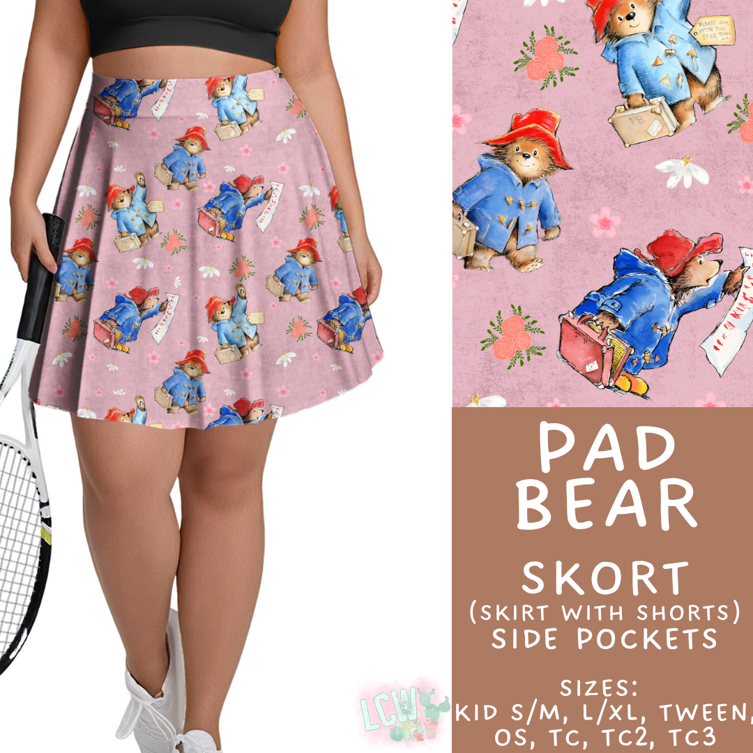 Batch #456 - Storybook Collection 4 - Closes 11/28 - ETA late Jan - Pad Bear Skort