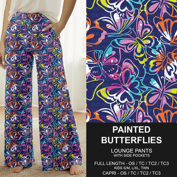 B294 - Preorder Painted Butterflies Lounge Pants (Closes 6/07. ETA: early Aug.)
