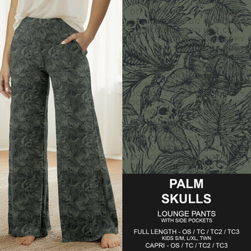 B296 - Preorder Palm Skulls Lounge Pants (Closes 6/21. ETA: late Aug.)