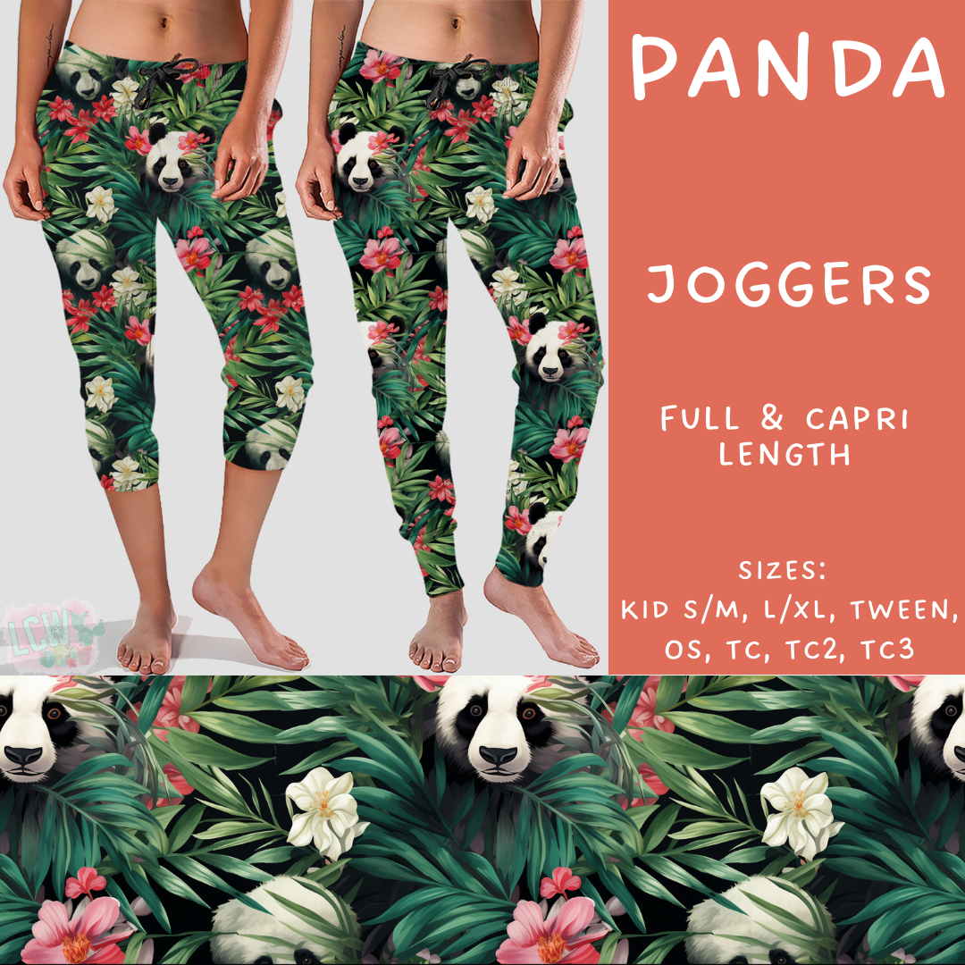 Ready To Ship - Panda Full Length Joggers