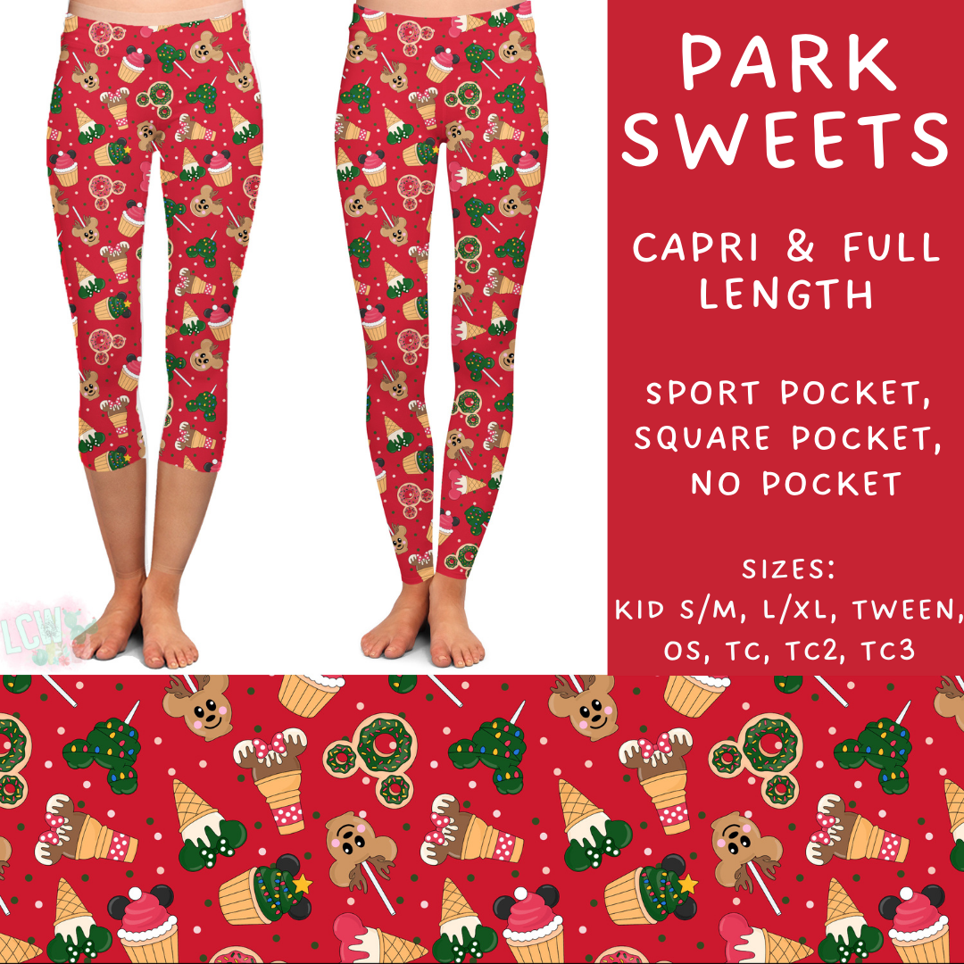 Batch #228 - Christmas Magic 2 - Closes 10/31 - ETA early/mid Dec - Park Sweets Full and Capri Length Leggings