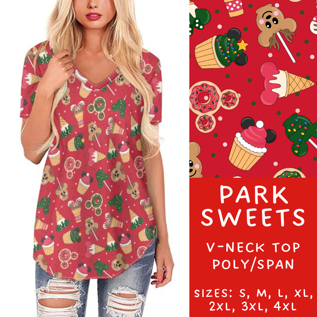 Batch #228 - Christmas Magic 2 - Closes 10/31 - ETA early/mid Dec - Park Sweets V-Neck Tee