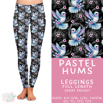 Batch #462 - Fun Run 17 - Closes 12/10 - ETA late Jan - Pastel Hums Full Length Leggings