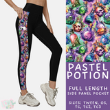 Ready to Ship - Pastel Potion Side Panel Pocket Leggings - OS