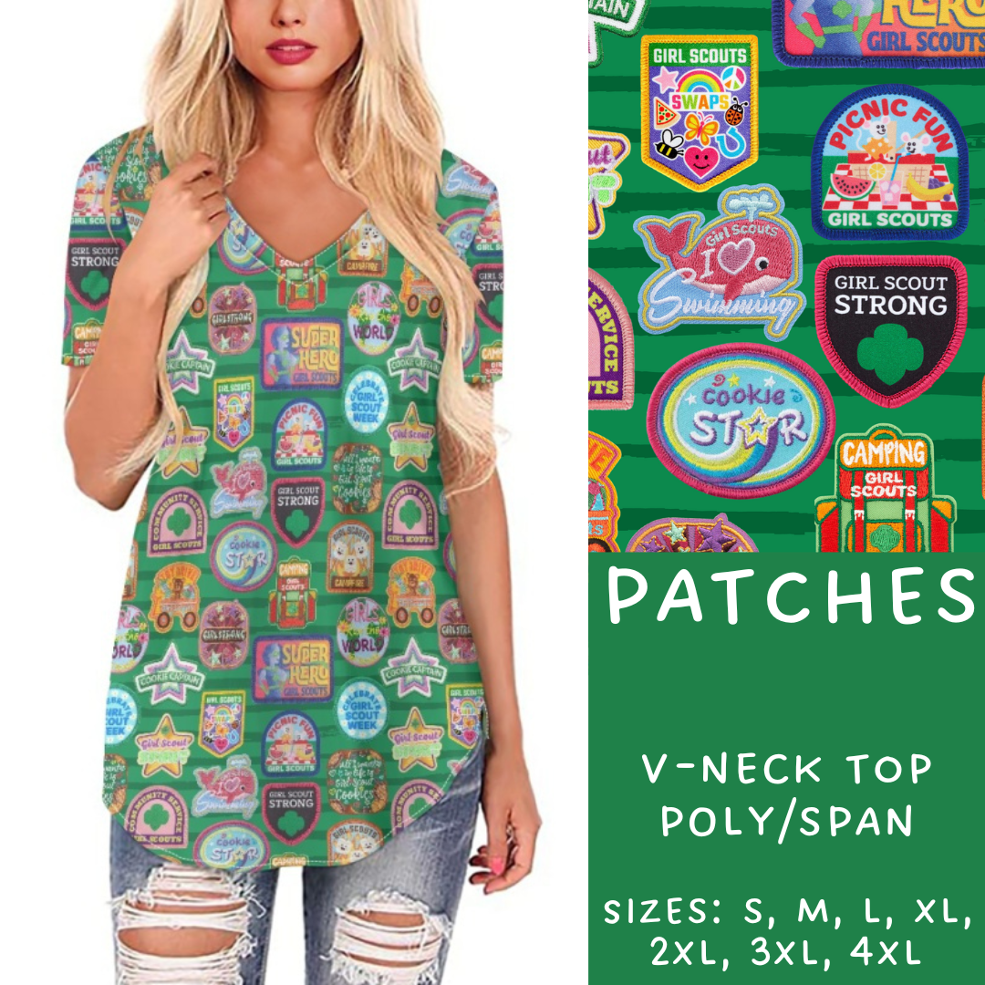 Batch #224 - Cookie Dealer 2 - Closes 10/28 - ETA mid Dec -  Patches V-Neck Tee