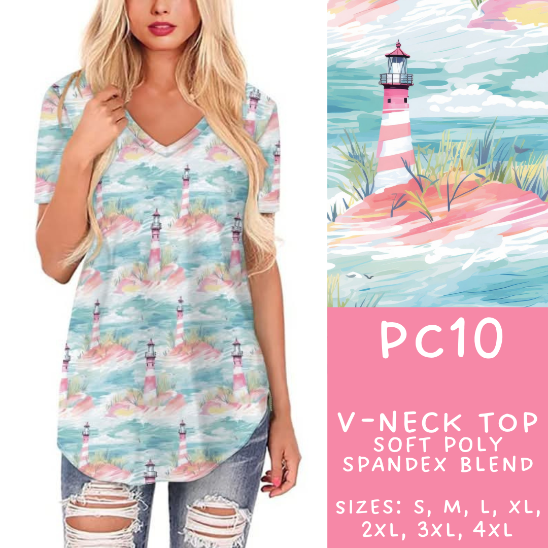 Batch #311 - Preppy Coastal - Closes 3/27 - ETA late May - PC10 V-Neck Tee