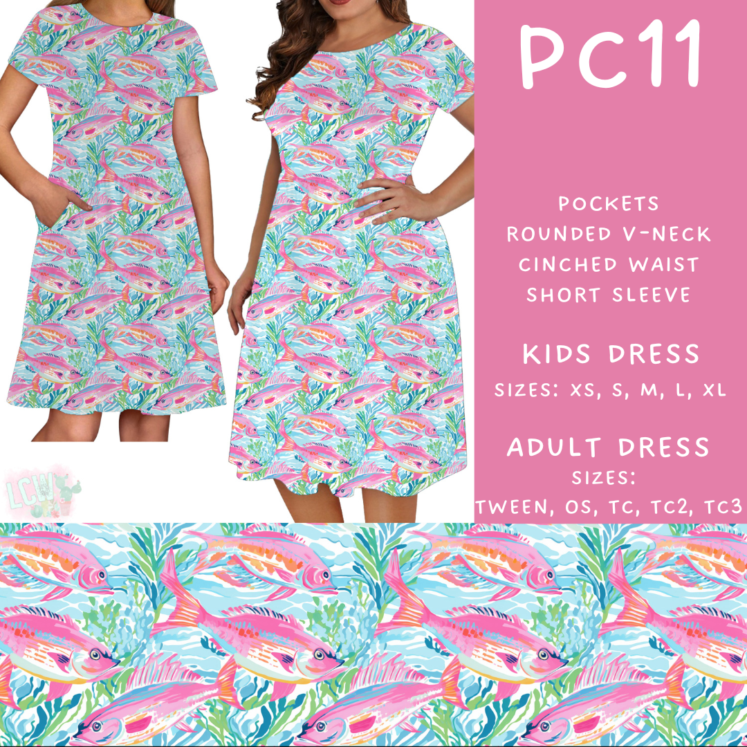 Batch #311 - Preppy Coastal - Closes 3/27 - ETA late May - PC11 Adult & Kids Dresses