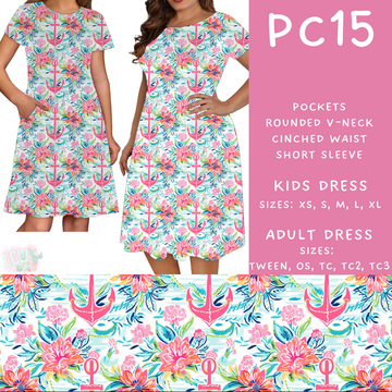 Batch #311 - Preppy Coastal - Closes 3/27 - ETA late May - PC15 Adult & Kids Dresses