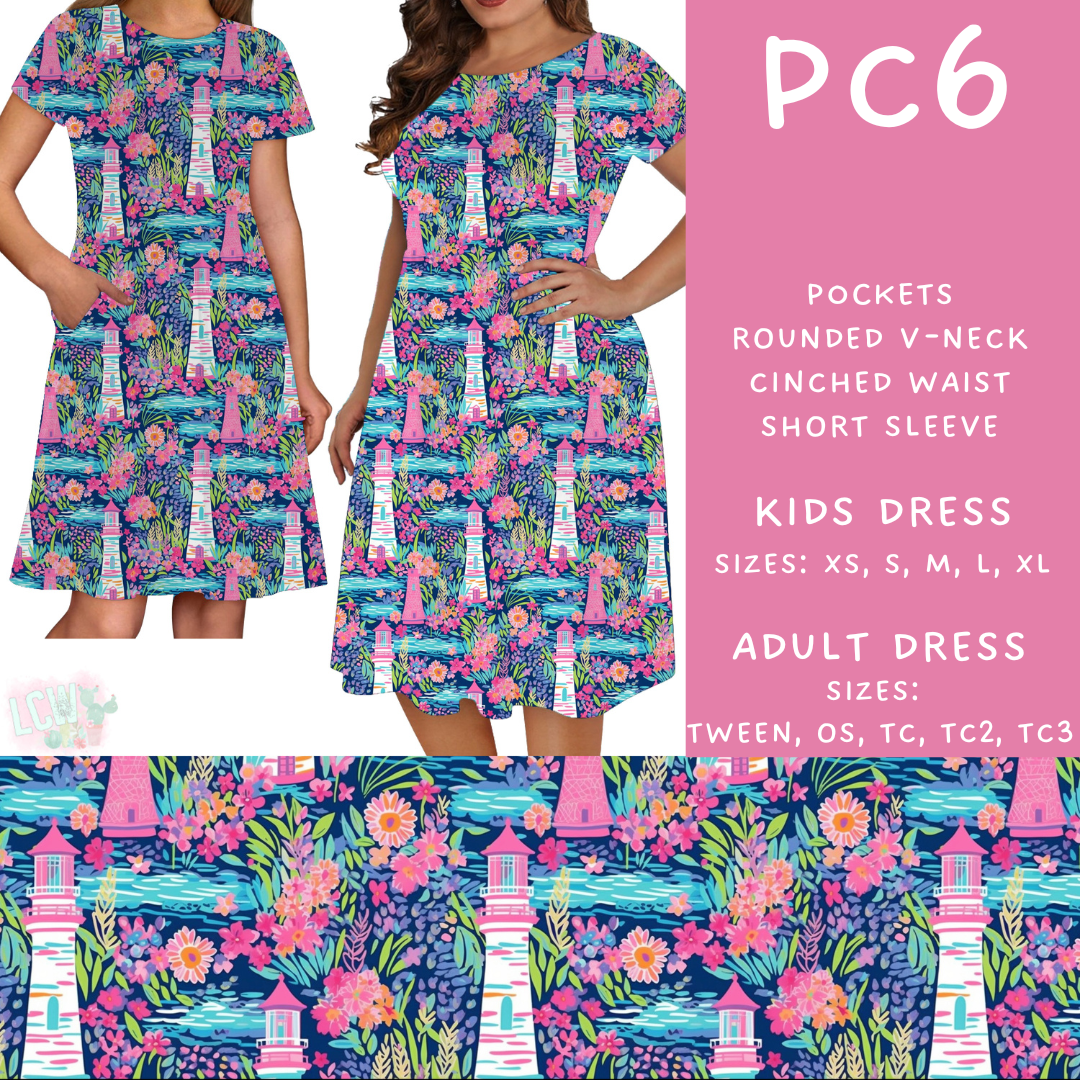 Batch #311 - Preppy Coastal - Closes 3/27 - ETA late May - PC6 Adult & Kids Dresses