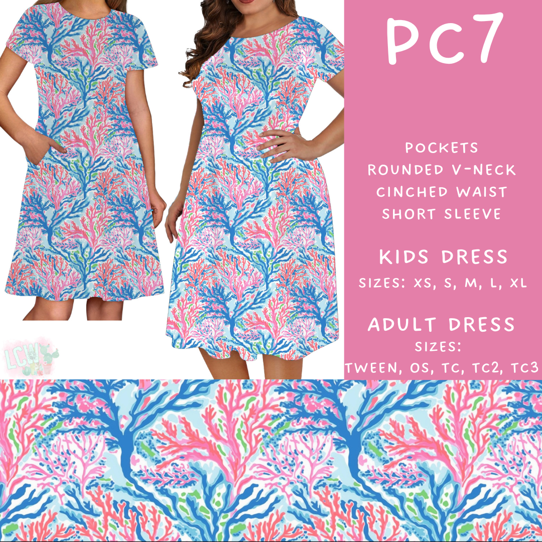 Batch #311 - Preppy Coastal - Closes 3/27 - ETA late May - PC7 Adult & Kids Dresses