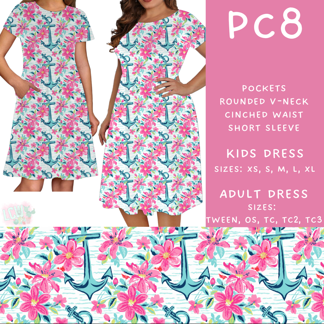 Batch #311 - Preppy Coastal - Closes 3/27 - ETA late May - PC8 Adult & Kids Dresses