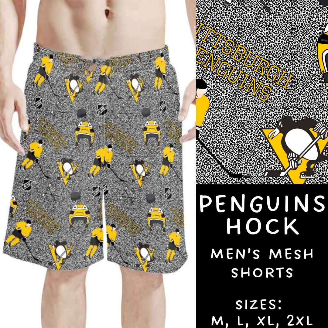 Batch #243 - Hockey - Closes 11/25 - ETA mid Jan - Penguins Hock Men's Shorts