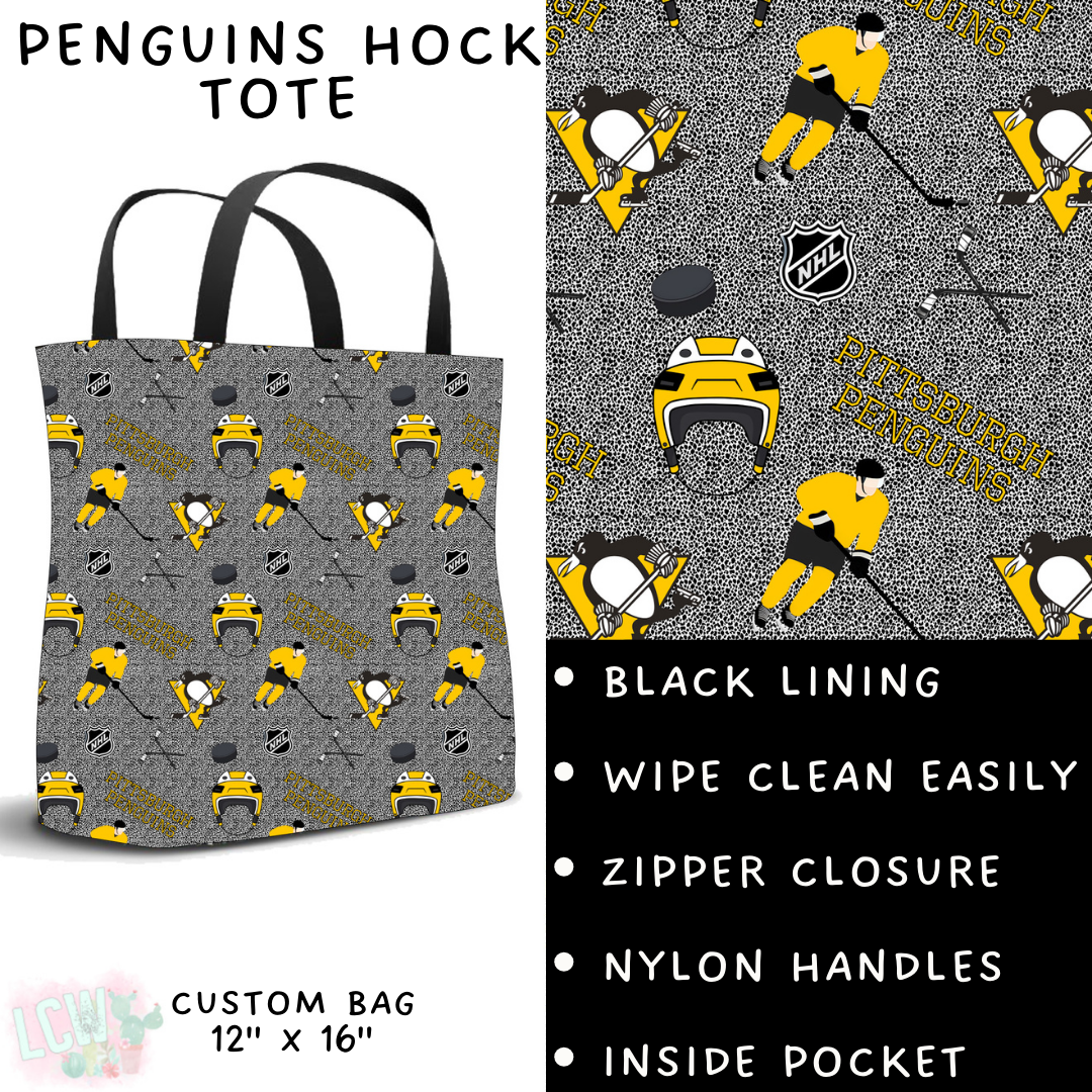 Batch #243 - Hockey - Closes 11/25 - ETA mid Jan - Penguins Hock Tote