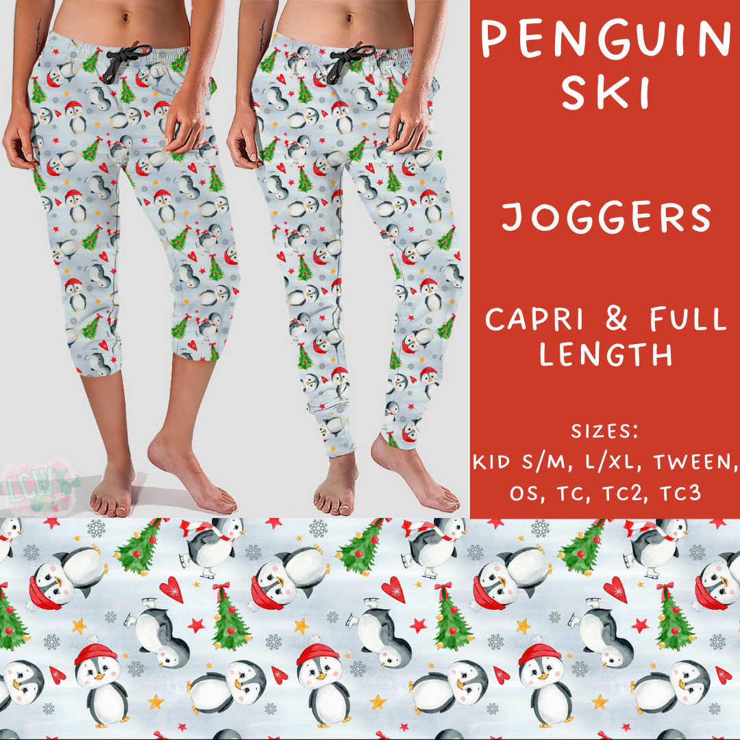 Batch #217 - Christmas Spirit - Closes 10/16 - ETA late Nov - Penguin Ski Full and Capri Length Joggers