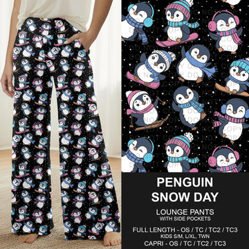 B317 - Preorder Penguin Snow Day Lounge Pants (Closes 10/18. ETA: late Dec.)