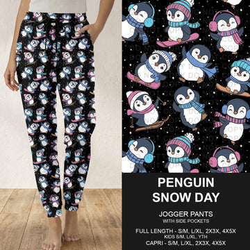 B317 - Preorder Penguin Snow Day Joggers (Closes 10/18. ETA: late Dec.)