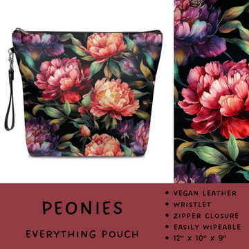 Batch #246 - The Everything Pouch - Closes 11/29 - ETA mid Jan - Peonies Everything Pouch