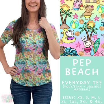 Batch #339 - Character Summer - Closes 5/15 - ETA mid July - Pep Beach Everyday Tee