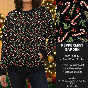 B303 - Preorder Peppermint Garden Sweater w/ Front Pocket (Closes 7/26. ETA early Oct.)