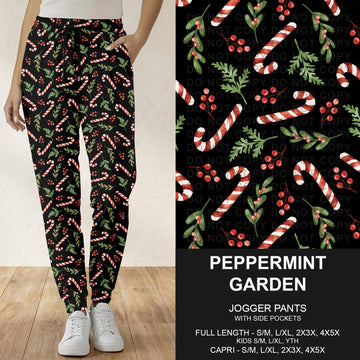 B303 - Preorder Peppermint Garden Joggers (Closes 7/26. ETA: early Oct.)