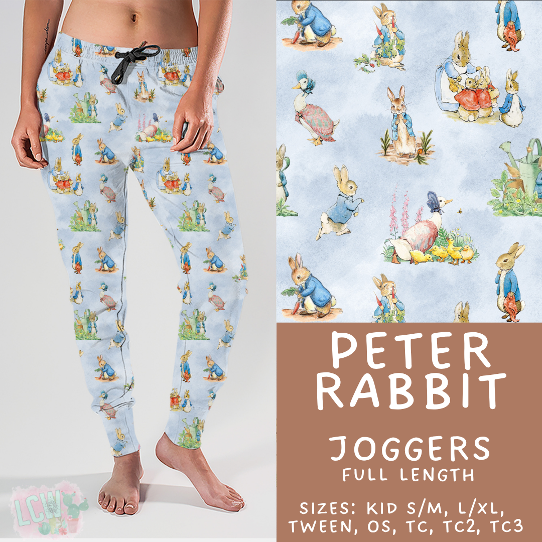 Batch #456 - Storybook Collection 4 - Closes 11/28 - ETA late Jan - Peter Rabbit Joggers
