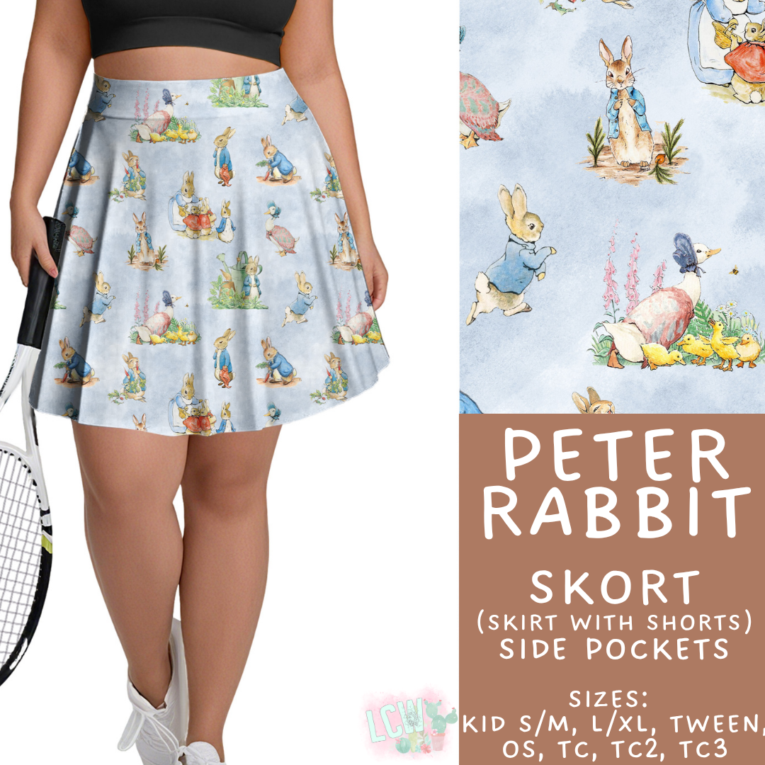 Batch #456 - Storybook Collection 4 - Closes 11/28 - ETA late Jan - Peter Rabbit Skort