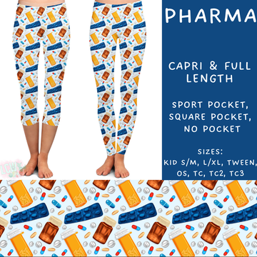 Batch #248 - Careers Collection - Closes 12/4 - ETA late Jan - Pharma Full and Capri Length Leggings