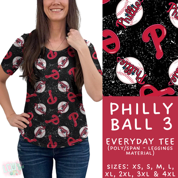 Batch #343 - Home Run Collection - Closes 5/22 - ETA mid July - Philly Ball 3 Everyday Tee